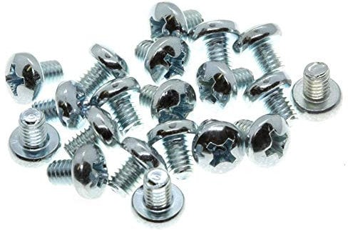 M4 (4mm x 5mm) Phillips Pan Head Machine Screws - Steel (Pack of 20) DIN 7985 G09-G10BC