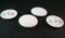 Lot de 100 capuchons pour six pans creux en plastique de 3,4,5 mm, blanc