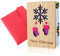 Holz-Grußkarte, Grußkarte aus Holz, Weihnachtskarten, Frohe Weihnachten Karte, Echte Bambus- und Holzgrußkarten, Bunte Weihnachtsmotive, Weihnachtsgeschenke und -Wünsche, Weihnachtsthemen(Schneeflocke