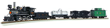 Spur On30 - Startset Güterzug Dampflok + 3 Güterwagen