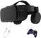 Gafas de Realidad Virtual, 3D VR Gafas con Controlador Bluetooth para Juegos Visión Panorámico VR Glasses para iPhone 13 Pro Max/13 Pro/13/12/11, para Samsung Galaxy S21, Huawei, Xiaomi