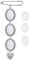 JIgeren Foto Charm Pin Wedding Bouquet Photo Charm DIY Pin Brooch Making Kit Lacy Frame Charm Oval Picture Frame with Pendant for Holiday Heart 3