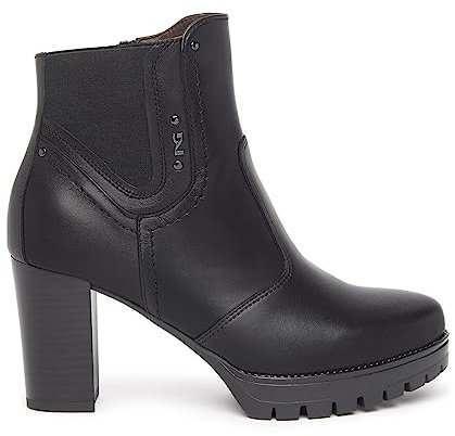 Nero Giardini I308970D Tronchetti Donna in Pelle - Nero 39 EU