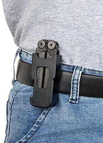 360° Rotation Case for Leatherman Wave & Wave+ Plus, Wave Holster Sheath, Leatherman Wave+ Pouch with Swivel Clip for Lefted/Righted-Handed, fits 1.5/1.75 Belt