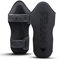 Mytra Fusion schienbeinschoner Kickboxen schienbeinschützer Artificial Leather MMA schienbeinschoner Muay Thai, Training, Sparring, Kampfsport schienbeinschoner (L, Black)