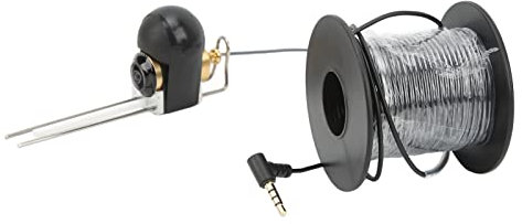Unterwasser Angelkamera, tragbare Fischfinder Kamera wasserdichte Kamera HD Unterwasser Fischfinder, 3,5mm Stecker CVBS Angeln Videokamera für Eisfischen, Seeboot, Kajak, Seefische (30m/98,4ft)