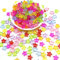 VIEVRE 100 Stück Acryl Diamanten Kinder, Edelsteine für Kinder, Glassteine Bunt, Kinder Edelsteine, Edelsteine Kinder, Bunte Diamanten Kinder, Bunte Diamanten Deko für Hochzeit, Party, Vasenfülle