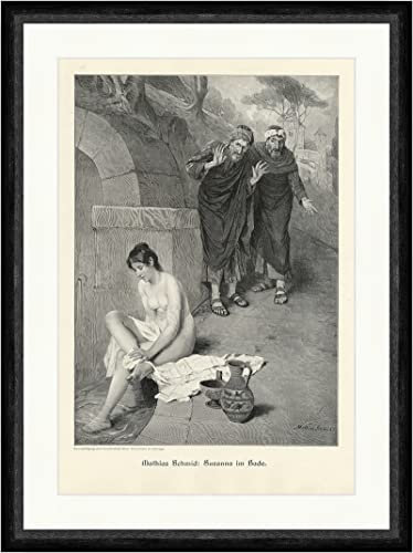 Mathias Schmid 1507 Susanna im Bade Pichet en fac-similé pour homme et femme nue