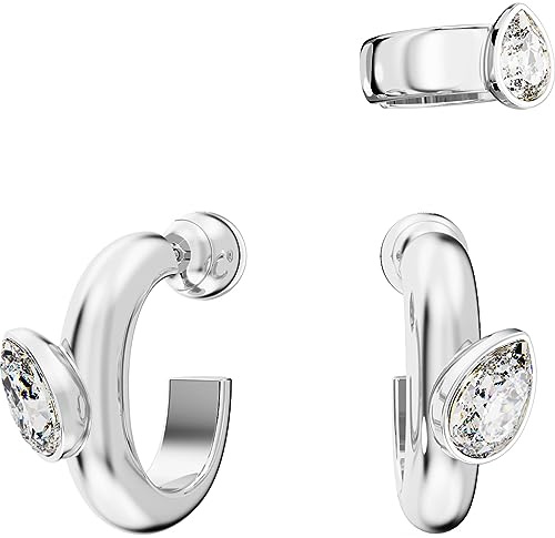 Swarovski Damen-Ohrstecker Metall Swarovski-Kristall One Size, Silber 32025145