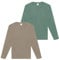 The Essentials Wardrobe Mens TEW 2 Pack LS T- Shirt - Assorted - 1 - X Large