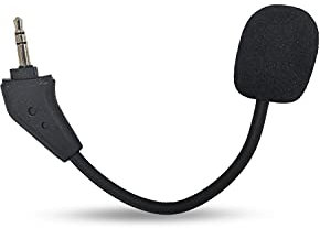 Alphatec Microfono di gioco di ricambio per cuffie da gioco stereo Corsair serie HS50 HS60 HS70 HS70 SE su PS4 PS5 Xbox One PC, microfono con braccio staccabile da 3,5 mm con cancellazione del rumore
