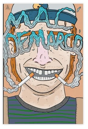 Mac Demarco Musik-Vintage-Poster, Leinwandposter, Wandkunst, Dekordruck, Bild Gemälde für Wohnzimmer, Schlafzimmer, Dekoration, ungerahmt, 20 x 30 cm