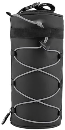 Aeutwekm Fahrrad Vordertasche | Große Kapazität Fahrrad Lenkertasche - Breite Öffnung Tasche mit Schultergurt für Fahrer, Bike Barrel Bag für Männer Frauen