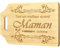 Kazaigou Cadeau Fete des Meres, Cadeau Maman Planche a Decouper en Bambou, Cadeau Fête des Mères, Cadeau Anniversaire Maman Original, Idee Cadeau Mere Cuisine