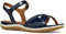 Geox Femme D Sandal Vega B Plate, Navy, 36 EU