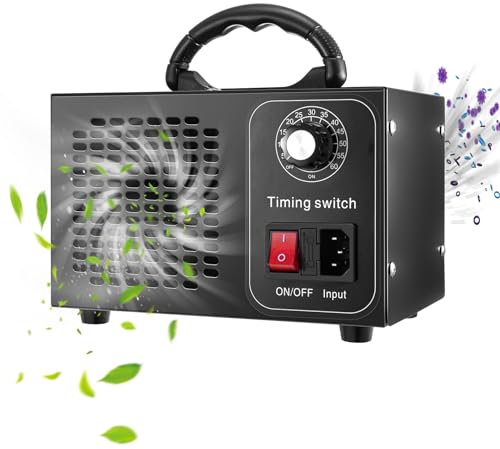 Trintion Industrieller Ozongenerator - 28,000mg/h Luftreiniger Geruchskiller Ozonisator Industrieller O3 Ozon Luftreiniger mit 60Min Timer bis zu für Auto Wohnung Rauch Haustiergerüche Küchengerüche