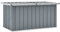 Keyroto Gartenbox wasserdicht XXL Metall Auflagenbox XXL Garten Aufbewahrungsbox Kissenbox Werkzeugkasten Gerätebox Gartentruhe -Grau-129 x 67 x 65 cm