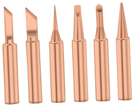 WOONEKY Lötkolbenspitzen Für Serie Einschließlich Löthorn Metalllöthorn Lötspitze Schweißkopf Hitzebeständig Auswechselbar Für Elektronikarbeiten Installieren Reinigen