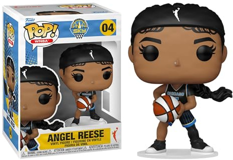 Funko POP! WNBA: Sky - Angel Reese - WNBA Players | Offizielles Sport Merch - Vinyl Sammelfigur als Regal Deko - Geschenkidee zum Geburtstag für Fans und Sammler
