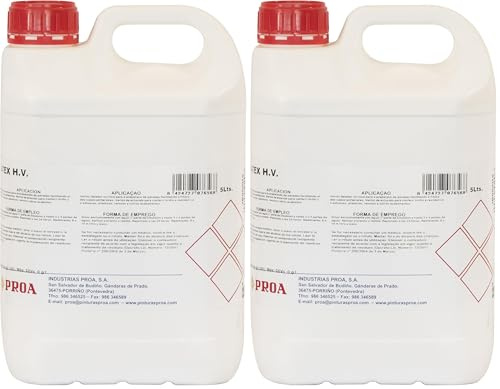 PROA. LATEX, Transparente. 5 L (Paquete de 2)