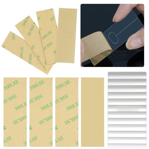 8 Vertical Blind Repair Tabs, Horizontal Blinds Repair Kit for Replacement Slats & Parts, 4 with String Holes, 4 Without (1IN)