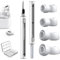 4 Paar Ersatz-Ohrstöpsel für AirPods Pro/AirPods Pro 2 Aufsätze mit Loch zur Geräuschreduzierung, 3 in 1 Airpods Reinigungsset mit Cleaner Stift, Airpods Pro Silikontips mit Aufbewahrungsbox- XS/S/M/L