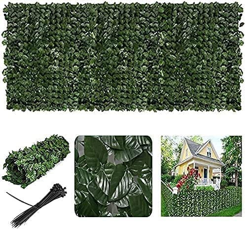 Mur de Plantes Artificielles Clôture de Jardin Clôture de Feuilles Artificielles de Jardin Clôture Feuilles Artificielles de Jardin Plantes Artificielles Panneaux Muraux pour le G