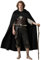 keland Mittelalter Umhang mit Kapuze Renaissance Kapuzenumhang Hobbit Kostüm (Schwarz)