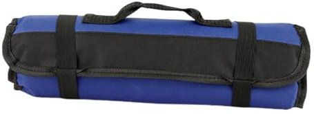 FytStycale Cutlery Carrier for Chef Knives, Roll Up Pouch Holder with Multiple Sections, blue