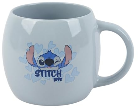 Christmas Inspirations Disney Stitch - Taza de café (cerámica, 13 x 10 x 8,7 cm)