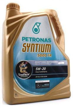 PETRONAS Motoröl Syntium 5W-20 Motorenöl 5 L