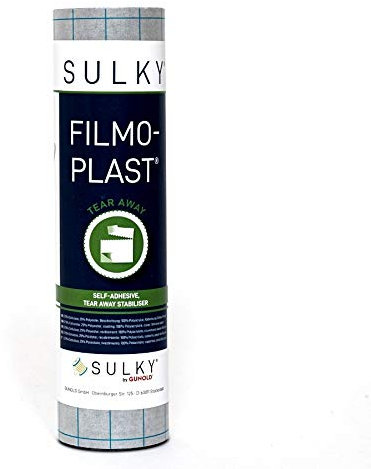Sulky Filmoplast Stickunterlage (25 x 500 cm, schwarz)