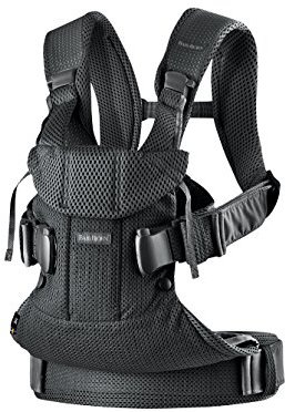 BabyBjörn Babytrage One Air, 3D-Netzstoff, Schwarz