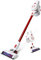 Necchi - NH9208 scopa elettrica senza fili HEPA, filtrazione ciclonica, Ricaricabile, Potente Motore Digitale, Display Touch, Super Aspirazione senza sacco Portatile, Batteria litio