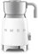 Smeg MFF01WHUK 600ml Milk Frother, 6 Pre Set Functions, Tritan Lid and Measuring Cup, 500W, White