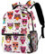 Lorvies Rucksack, Eulenmotiv, Rosa