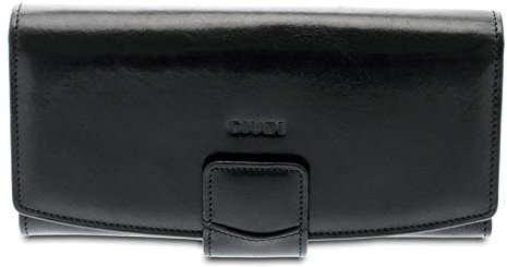 GIUDI ® - Damen Geldbörse aus Rindsleder, Geldbörse, Kartenetui, echtes Leder