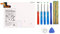 SWARK EB-BT515ABU Batería compatible con Samsung Galaxy Tab A 2019 10.1 SM-T510 / SM-T515 con herramientas