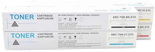 ABC Kompatibles Set 4X Toner für Canon C-EXV54 für Imagerunner Advance C3025 C3025i C3125 C3125i C 3025 C 3025i C 3125 C 3125i IR-C3025 IR-C3025i IR-C3125 IR-C3125i