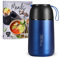 720°DGREE Thermobehälter Essen 730ml “wunderJar” +Rezeptbuch - Auslaufsicher, BPA-Frei - Edelstahl Isolierbehälter, Thermo Lunchbox - Unterwegs Warme, Kalte Speisen, Brei, Suppe, Müsli to Go