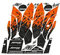 Dekor Radical Racing (orange) passend für KTM Duke 125 (2011 bis 2016)