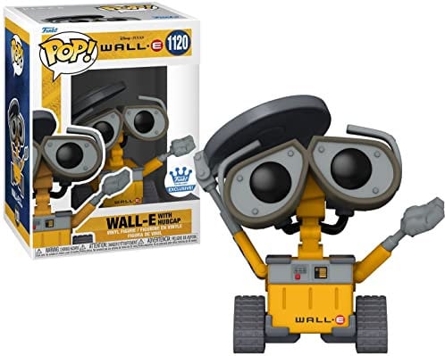 Funko 58142 Pop! Disney: Wall-E - Wall-E mit Radkappe (Funko Exclusive) #1120