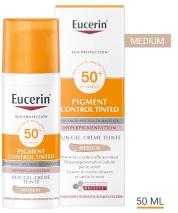 EUCERIN Sun Fluid Pigment Control mittel LSF 50+ 50 ml