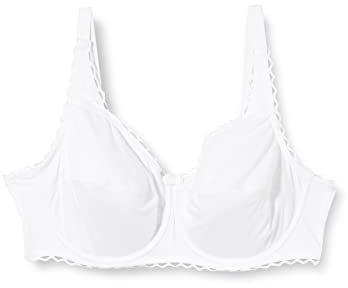 Playtex Reggiseno con Ferretto Criss Cross Cotone Bio Donna x1, Bianco, 34/3D