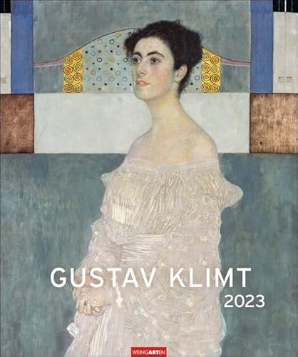 Gustav Klimt - Kalender 2023 - Weingarten-Verlag - Kunstkalender mit großartigen Meisterwerken - 46 cm x 55 cm, multicolor