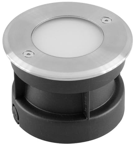 EVN Bodeneinbauleuchte, LED, RGB+W, 3000K, 2W, IP67, rund, edelstahl (672029902)