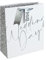 Eurowrap White Kraft Wedding Day Gift Bag With Gift Tag Design By Jeff Banks 100% Recyclable Medium