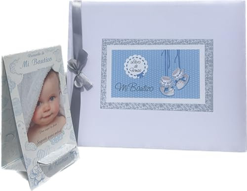 A ARGUVAL EDITORIAL Baby Geschenk Set mit Unterschriften, Taufe für Babys und Kinder, mit personalisierbarem Foto