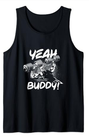 Yeah Buddy – Ronnie Coleman DB Bankdrücken, Fitnessstudio, motivierend Tank Top