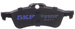 SKF Scheibenbremse Bremsbelag VKBP 90184-4er Set - Position Hinterachse Höhe 77 mm Länge 134 mm Breite 83 mm Dicke 16,5 mm - OE Qualität